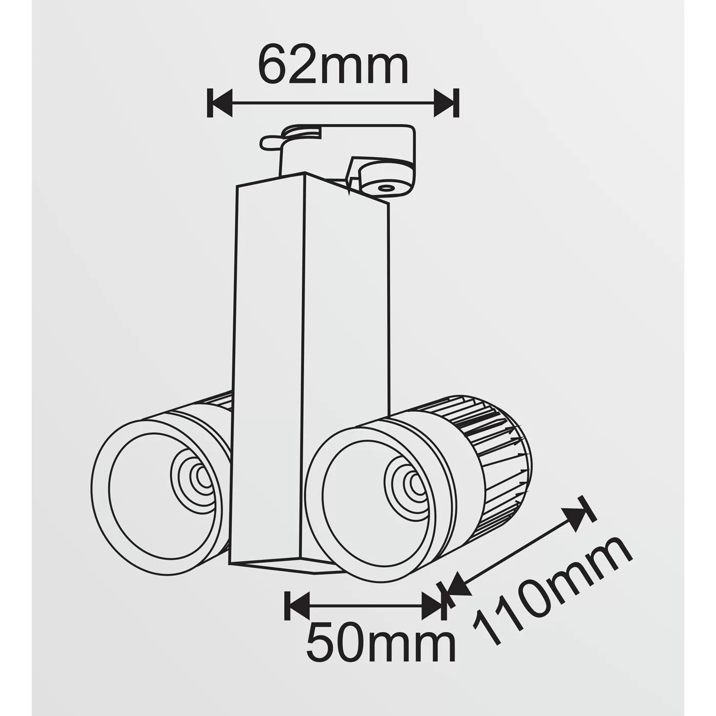 1005-L2 -20w COB Track Light