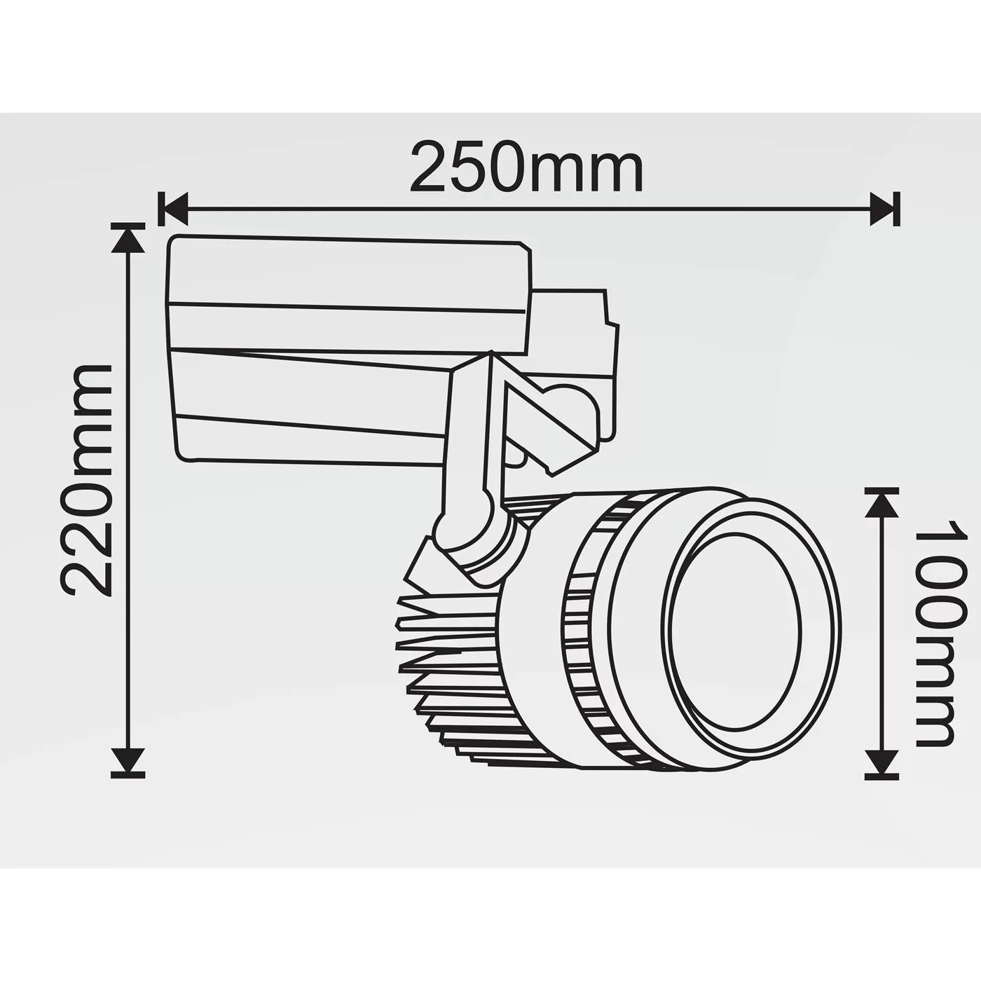 1008-40w COB Track Light