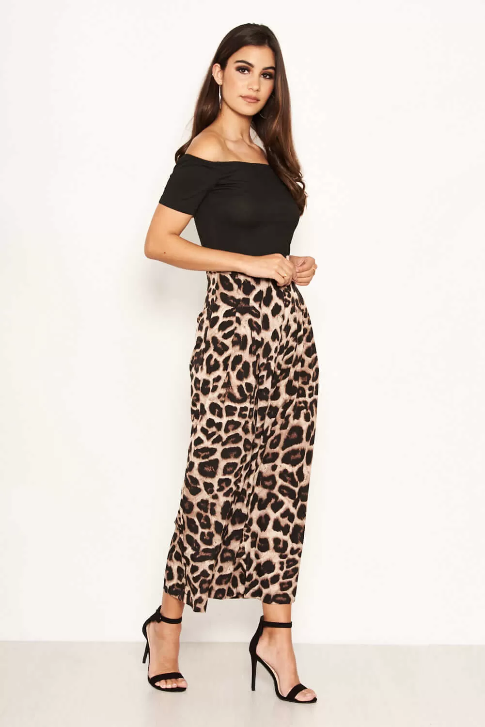 2 in 1 Leopard Print Jumpsuit