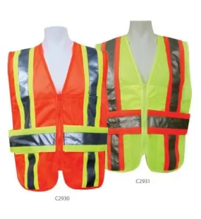 3A Safety - ANSI Certified Mesh Expandable DOT Safety Vest