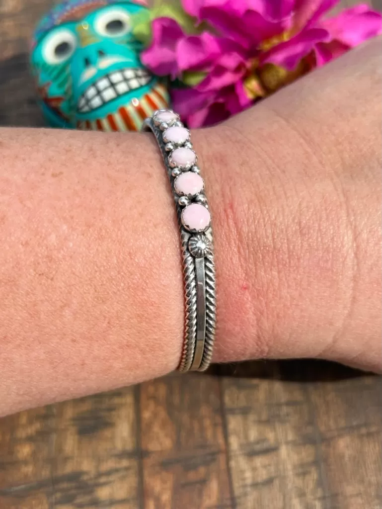 5 Stone "Cotton Candy" Cuff