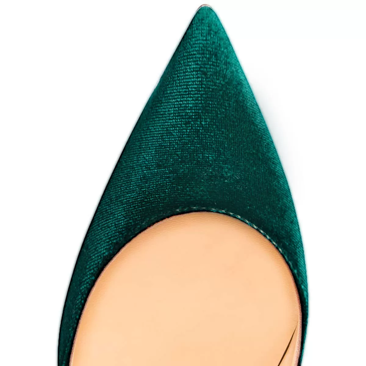 8cm 10cm 12cm Retro Green Classic Satin Stilettos