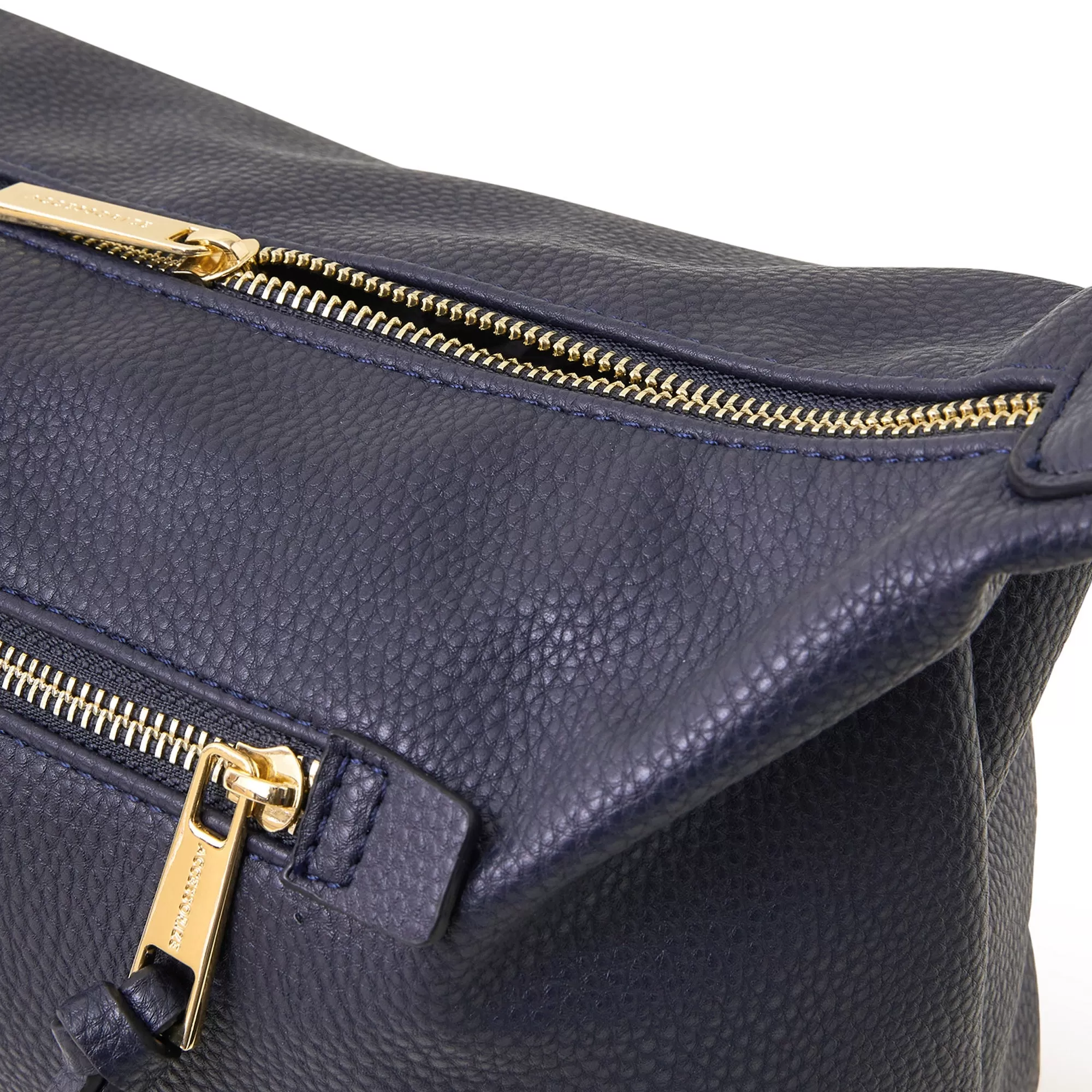 Accessorize London Women's Blue Slouchy Webbing Strap Bag