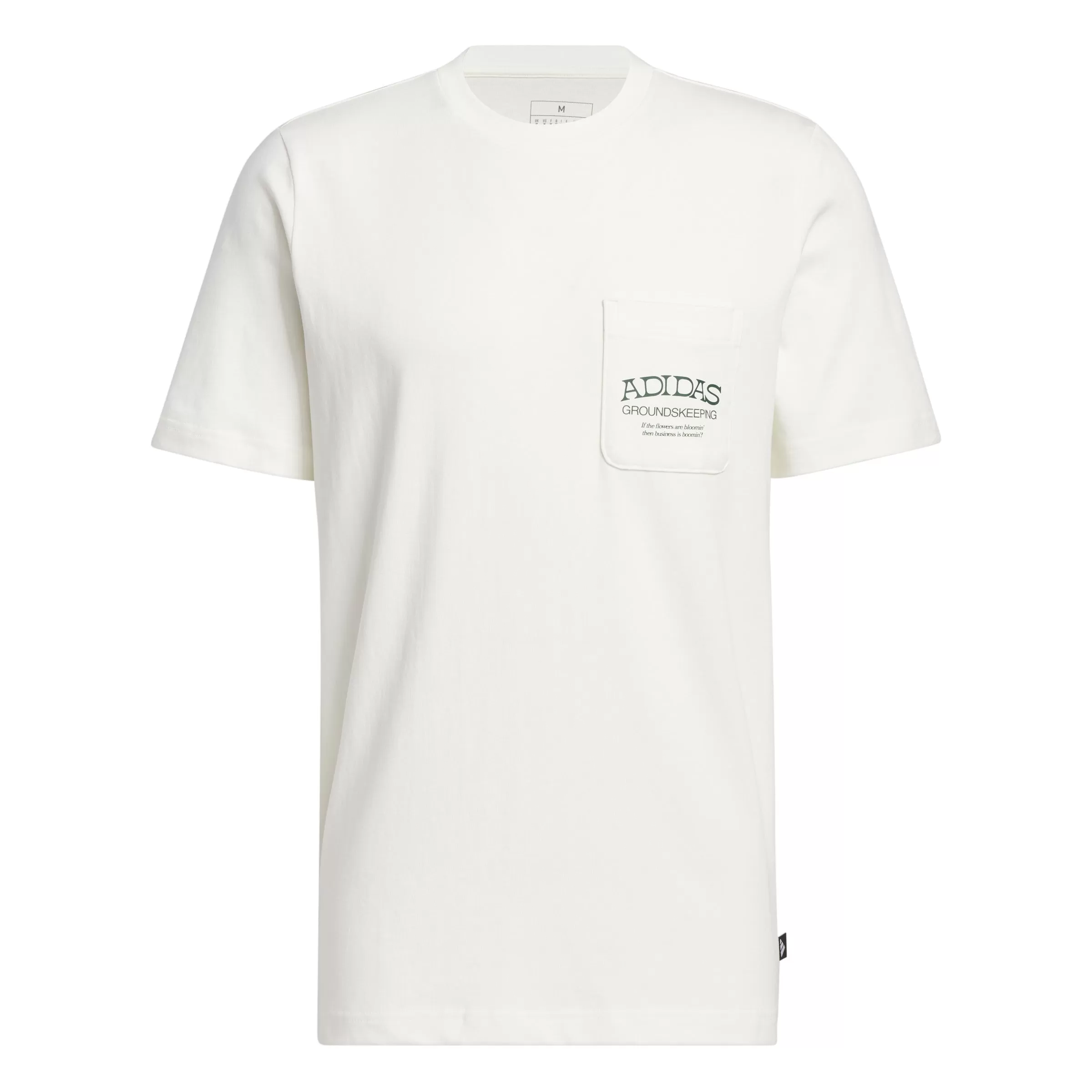 adidas Greenskeeper Graphic Pocket T-Shirt - Off White