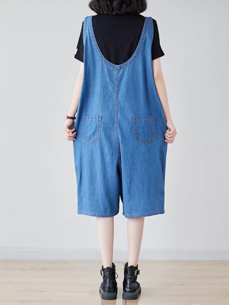 Adorable Women's Perfect for Outdoor Short Overalls