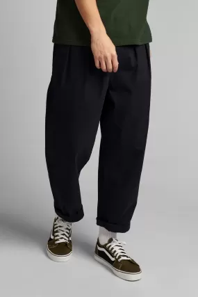 AKJAKOB COTTON PLEAT PANT - Sky Captain