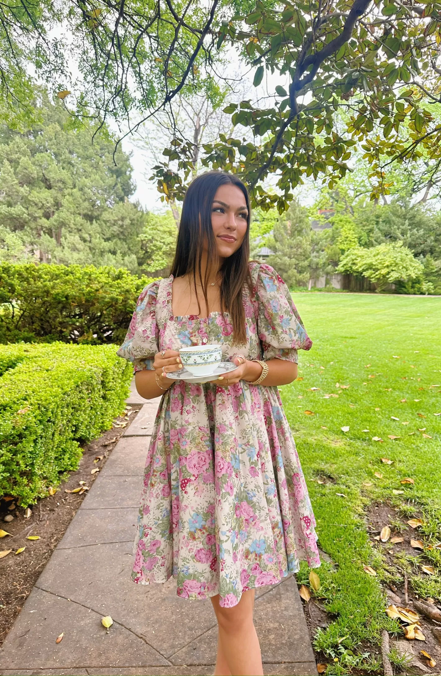 Always Charming Floral Dress