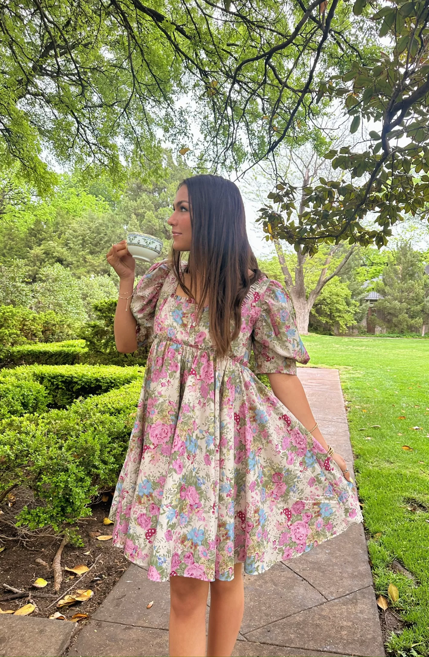 Always Charming Floral Dress