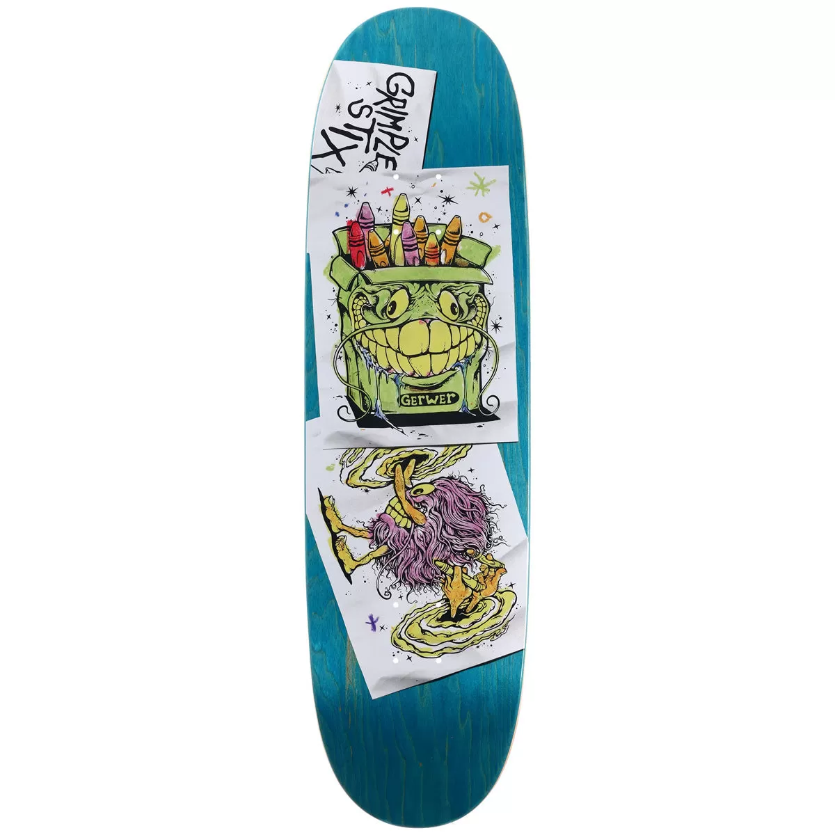 Anti Hero - Frank Gerwer Grimplestix Coloring Book 8.75 Skateboard Deck