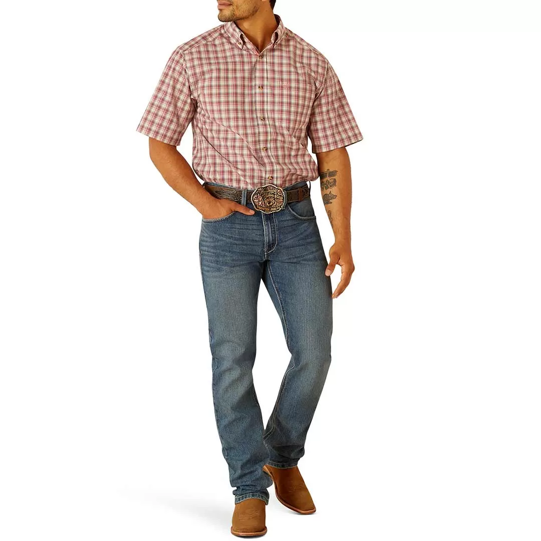 Ariat Men's Pro Series Thatcher Classic Fit Short Sleeve Button-Down Shirt