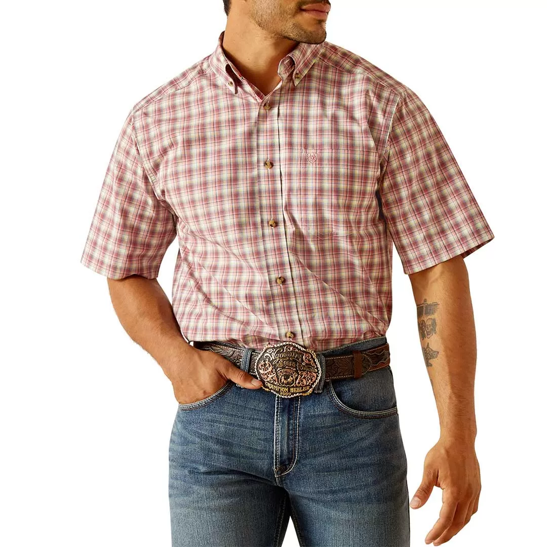 Ariat Men's Pro Series Thatcher Classic Fit Short Sleeve Button-Down Shirt