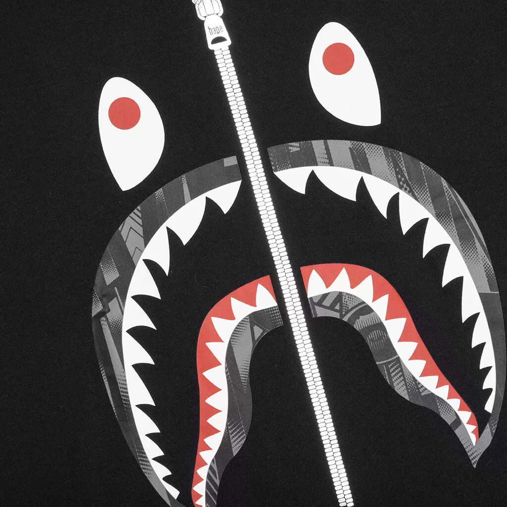 Bape Speed Racer Shark Tee - Black