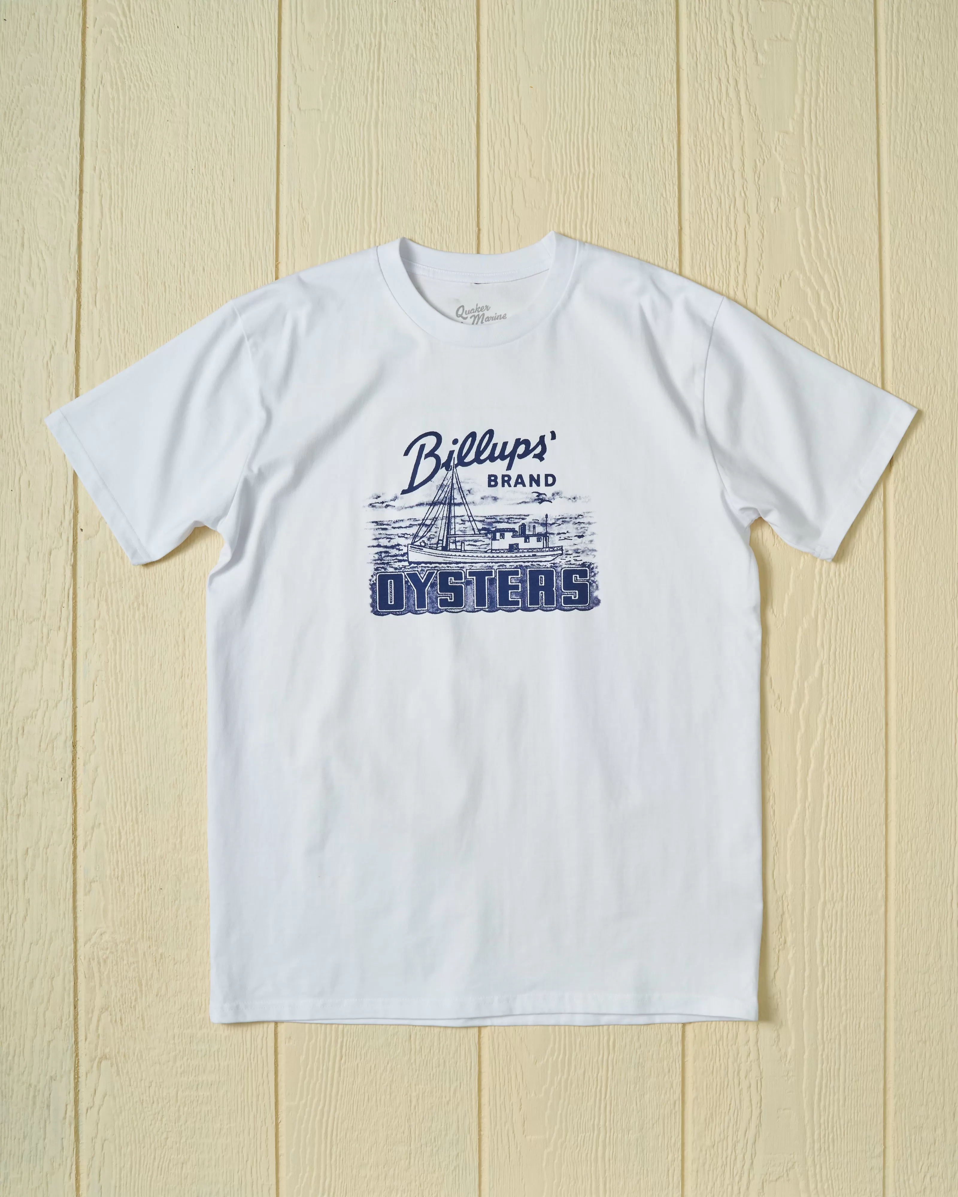 Billups Oysters Tee in White