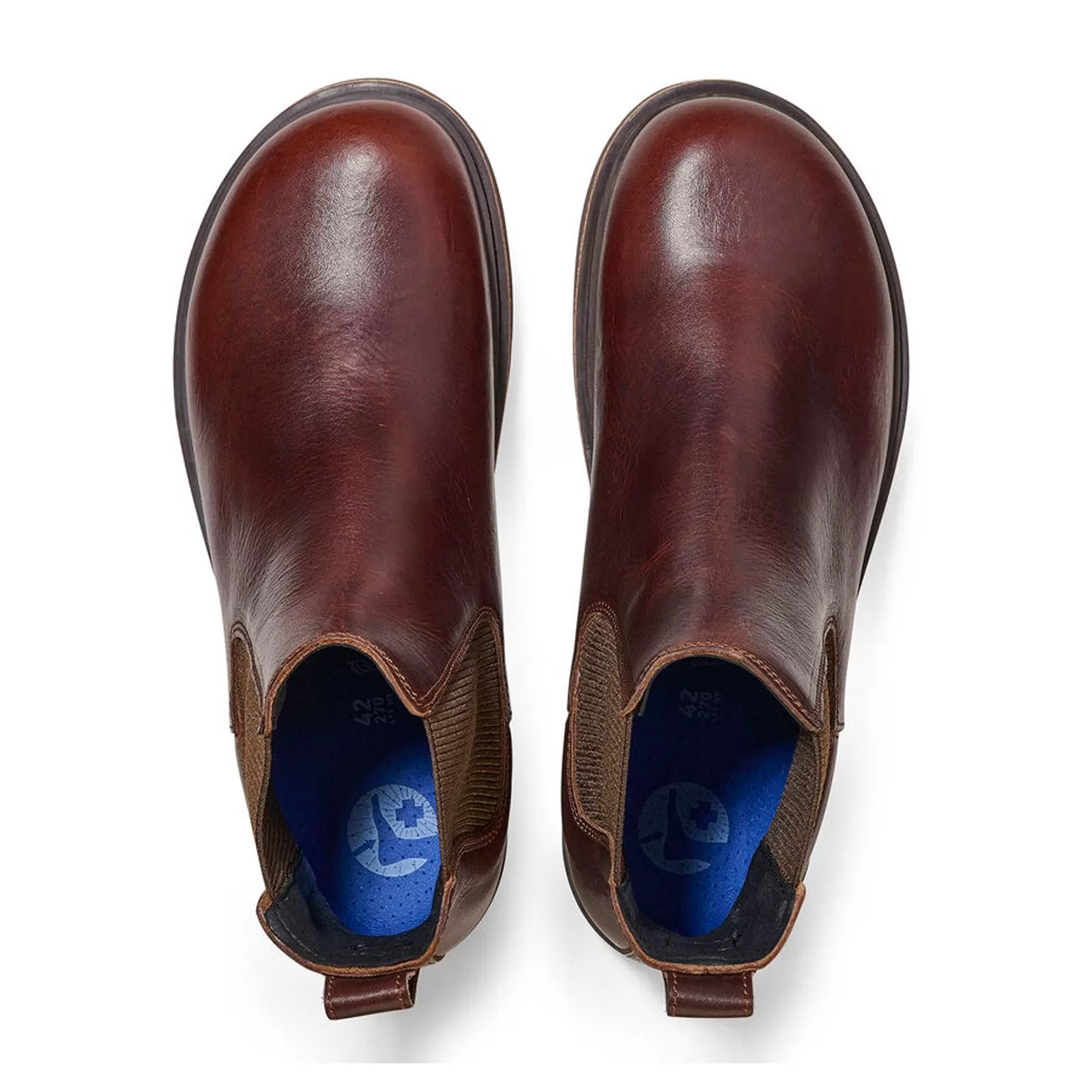 Birkenstock Highwood Deep Blue Chelsea Boot (Men) - Chocolate