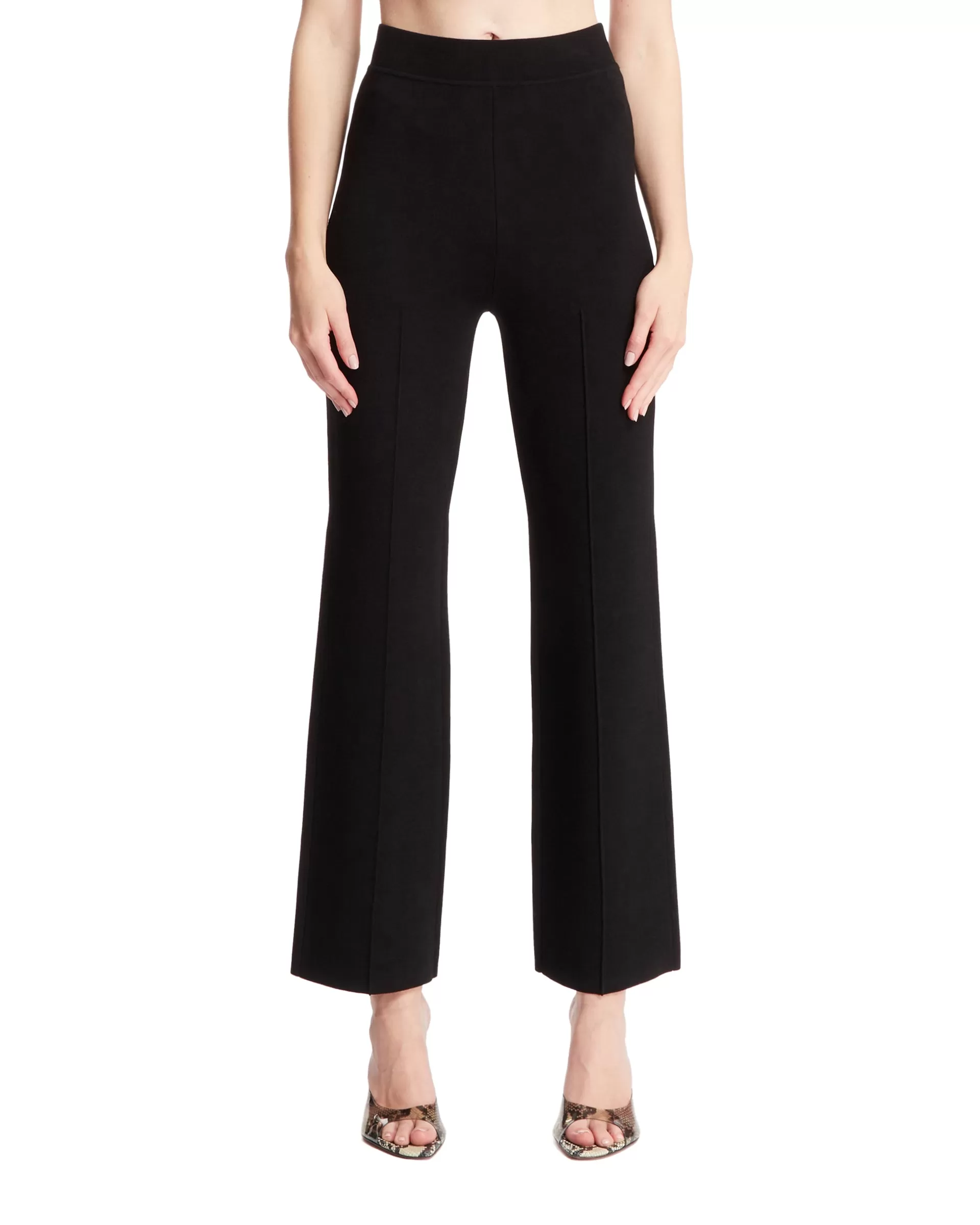 Black Flared Trousers