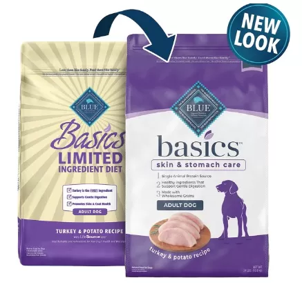 Blue Buffalo Basics Adult Turkey & Potato Recipe Dry Dog Food