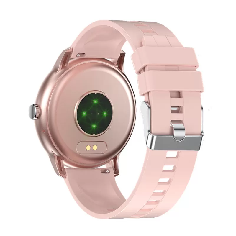 Bluetooth Call Women Round Smartwatch Waterproof Sports