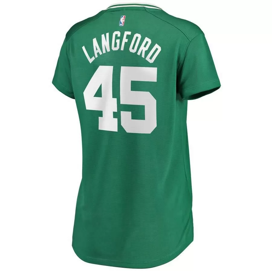 Boston Celtics Romeo Langford Fanatics Branded Replica Fast Break Player Icon Jersey Womens - Black | Ireland I3295V0