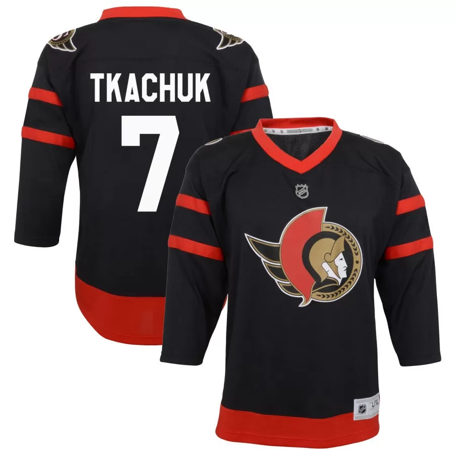 Brady Tkachuk Ottawa Senators Youth Home Replica Jersey - Black