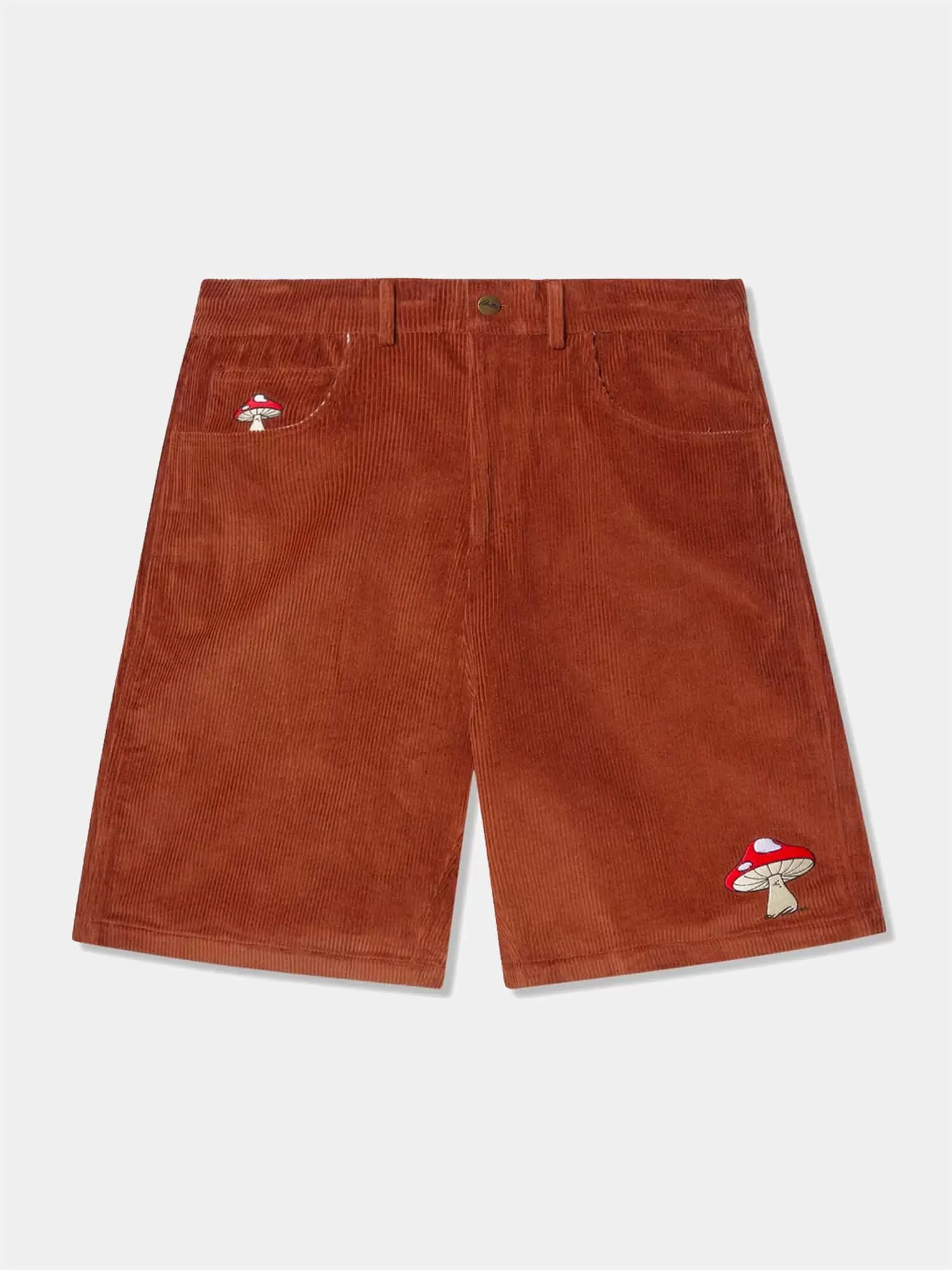 Butter Goods x Smurfs Mushroon Corduroy Shorts - Rust