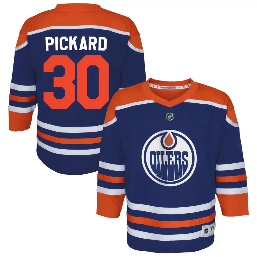 Calvin Pickard  Edmonton Oilers Outerstuff Preschool Home Replica Jersey - Royal