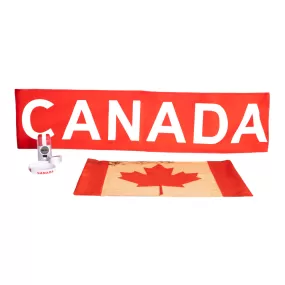 Canada Fans Soccer 3 Pcs Kit plus Free Body Paint Stick