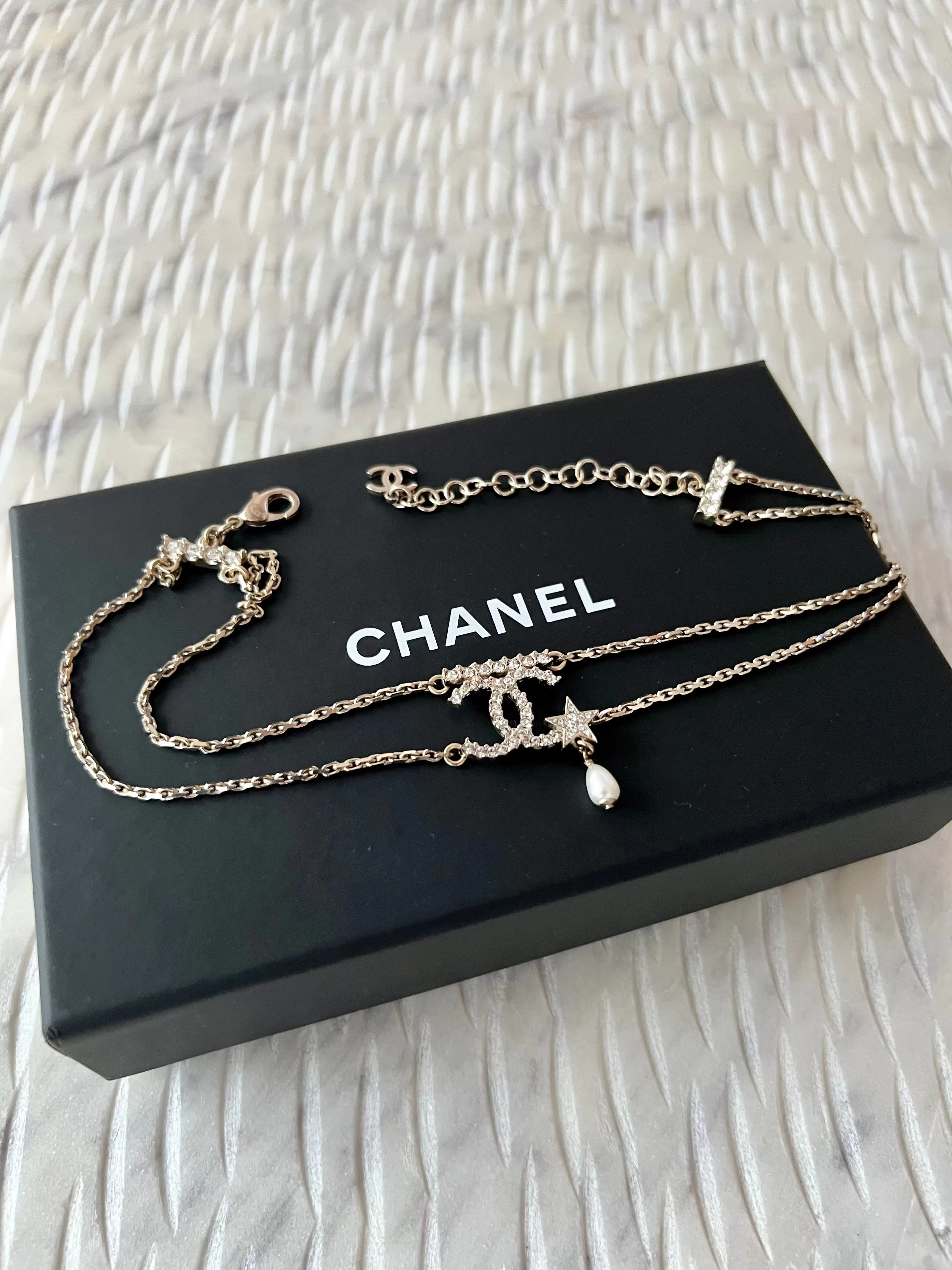 Chanel CC Crystal Choker