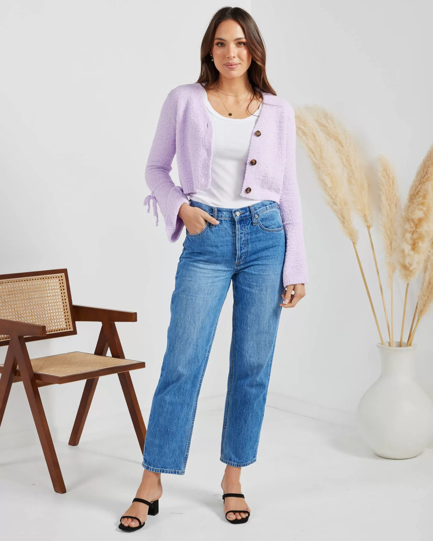 Cindy Cardigan-Lilac