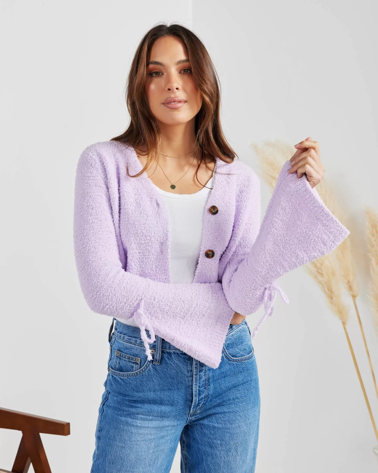 Cindy Cardigan-Lilac