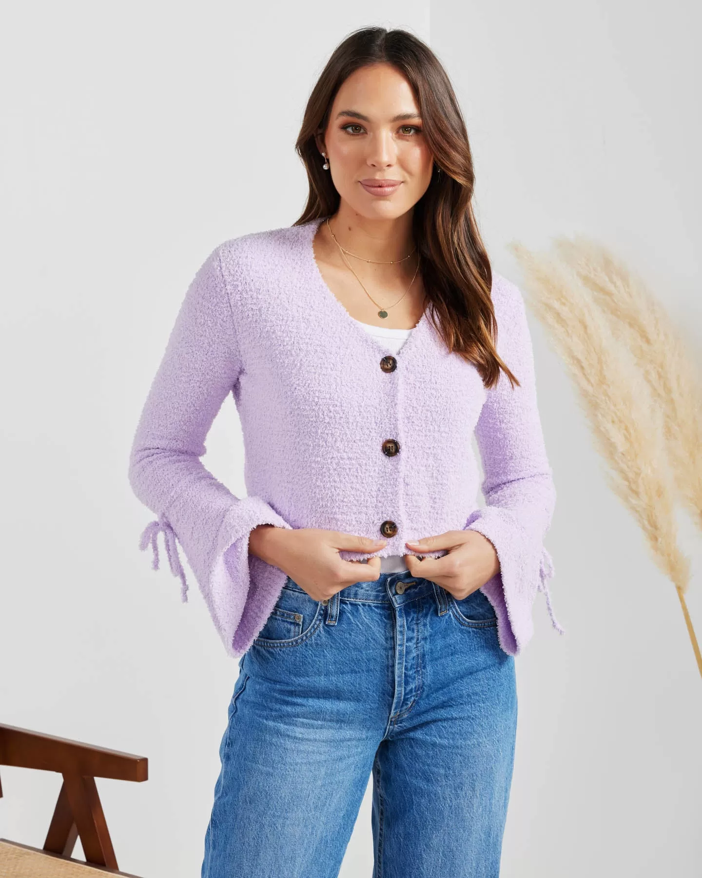 Cindy Cardigan-Lilac