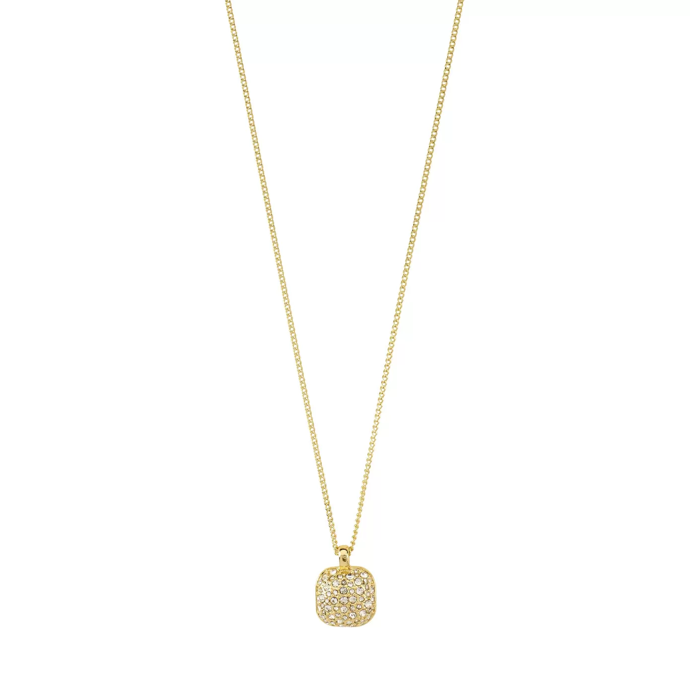 Cindy Gold Plated Crystal Necklace