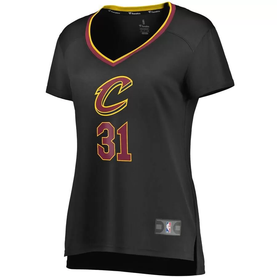 Cleveland Cavaliers John Henson Fanatics Branded Replica Fast Break Player Statement Jersey Womens - Black | Ireland K0974T6