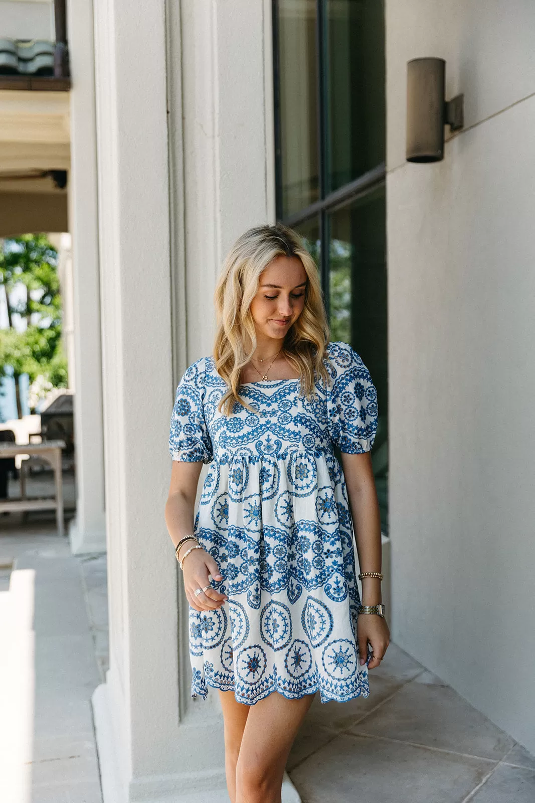 Collins Mini Dress - Blue