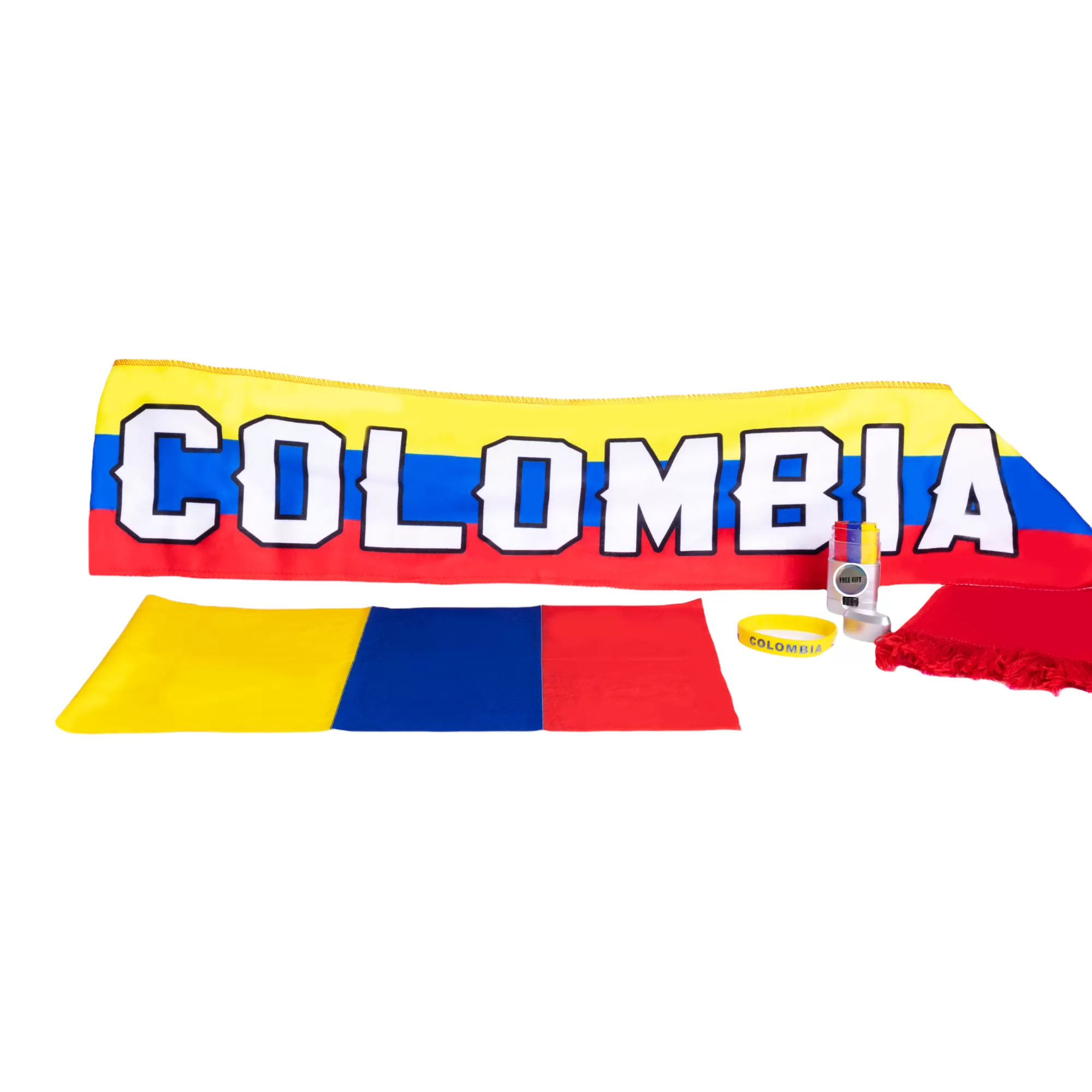 Colombia Soccer Ball National Flag Accessory World Cup 3 Pcs Fan Kit …