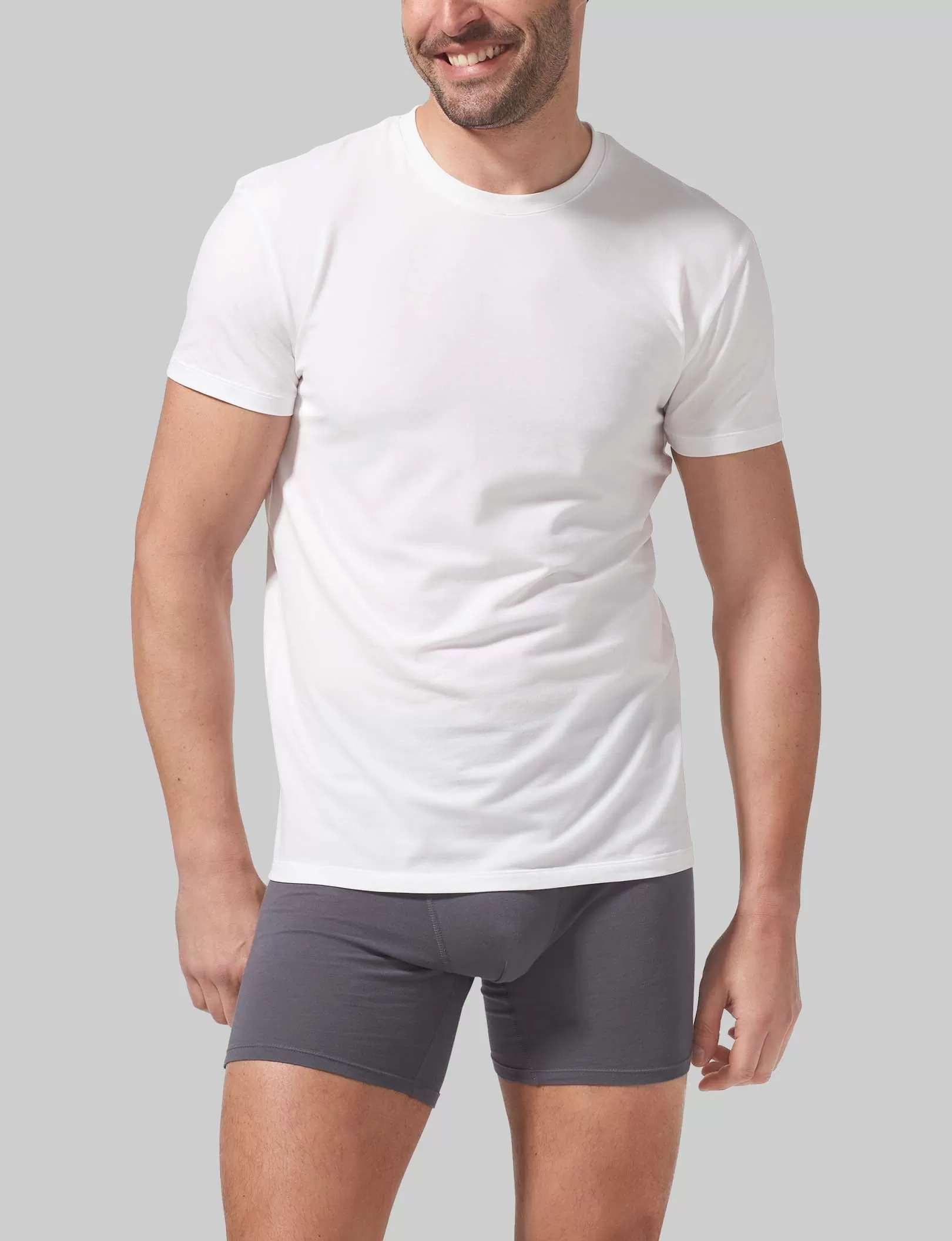 Cool Cotton Crew Neck Modern Fit Undershirt (3-Pack)