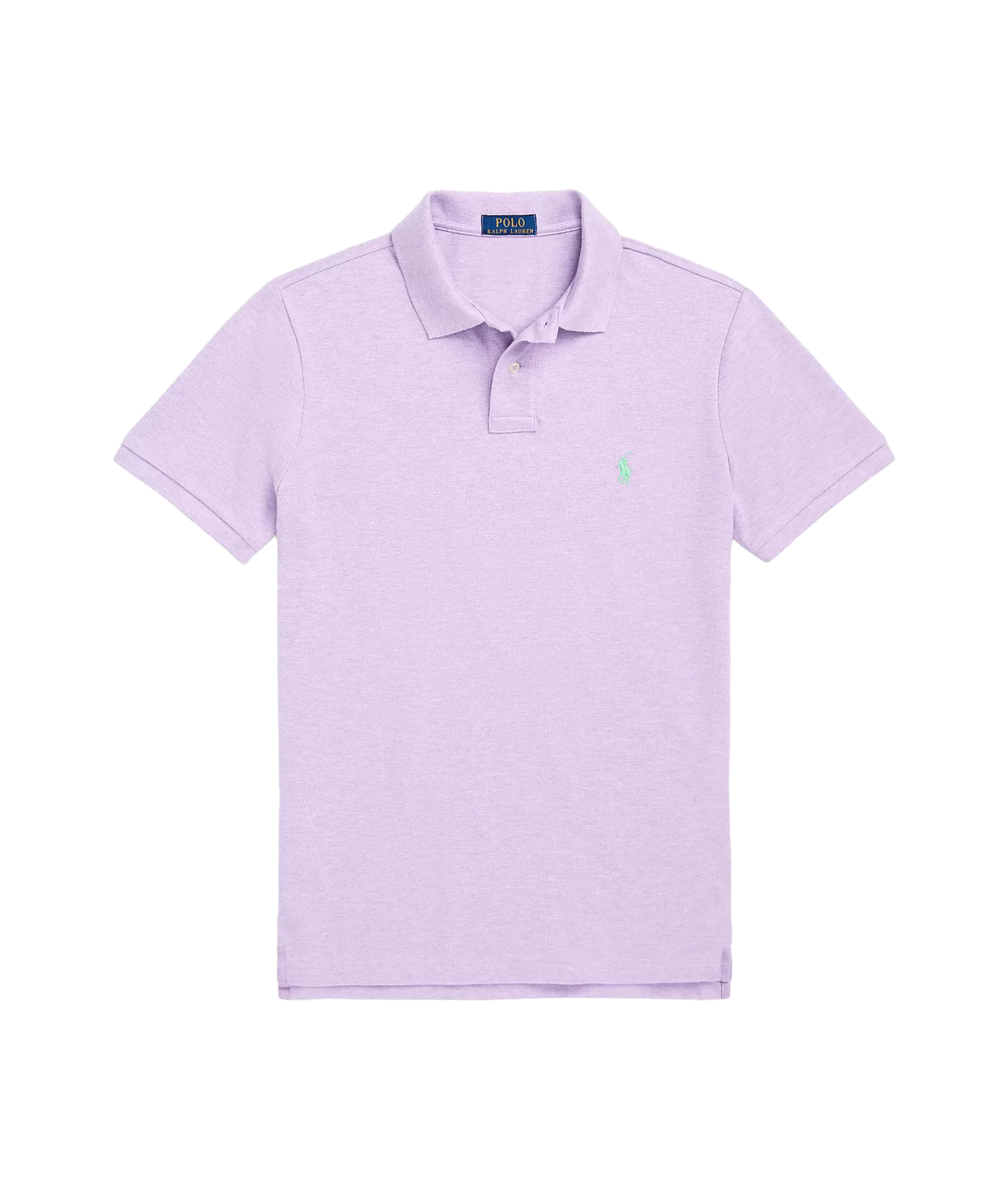 Custom Slim Fit Mesh Polo Shirt - Purple