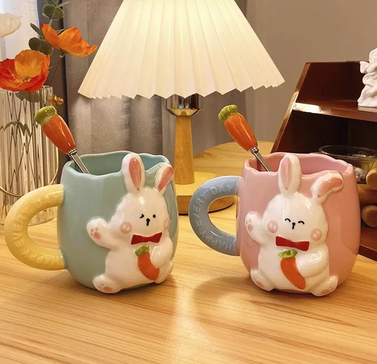 Cute Rabbit Ceramic Mugs PN6194