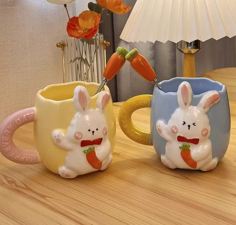 Cute Rabbit Ceramic Mugs PN6194