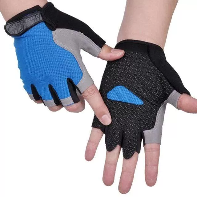 Cycling Anti-slip Anti-sweat Men Women Half Finger Gloves Breathable Anti-shock Sports Gloves Bike Bicycle Glove