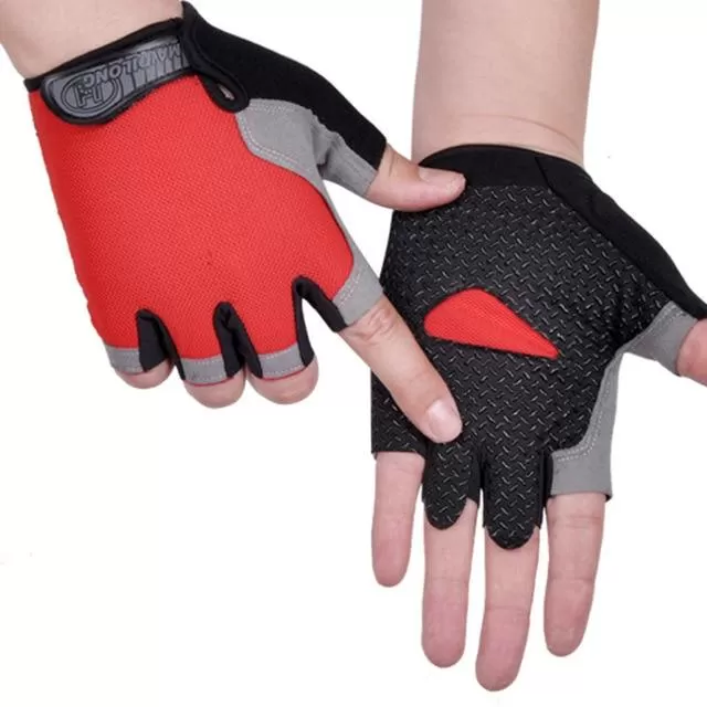 Cycling Anti-slip Anti-sweat Men Women Half Finger Gloves Breathable Anti-shock Sports Gloves Bike Bicycle Glove