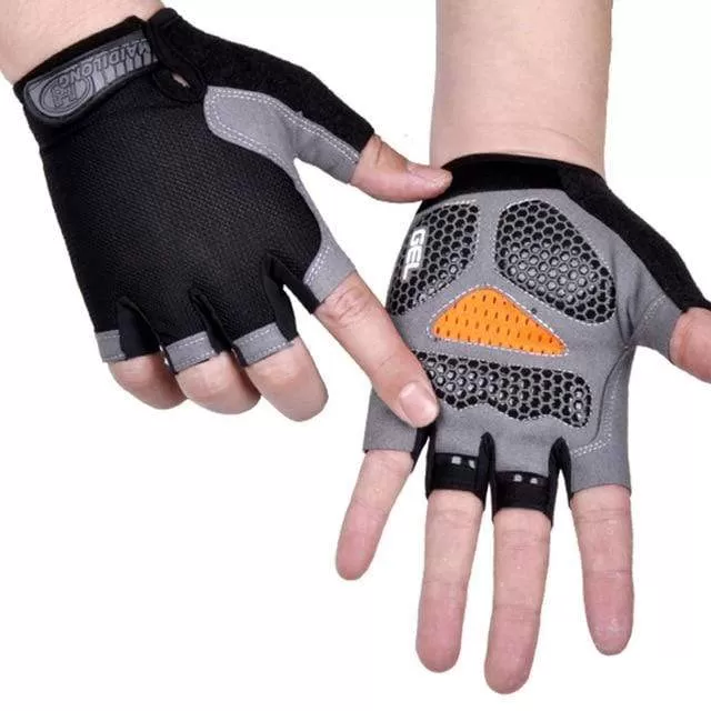 Cycling Anti-slip Anti-sweat Men Women Half Finger Gloves Breathable Anti-shock Sports Gloves Bike Bicycle Glove