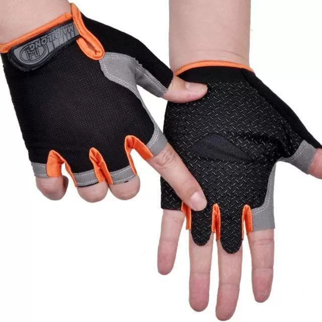 Cycling Anti-slip Anti-sweat Men Women Half Finger Gloves Breathable Anti-shock Sports Gloves Bike Bicycle Glove