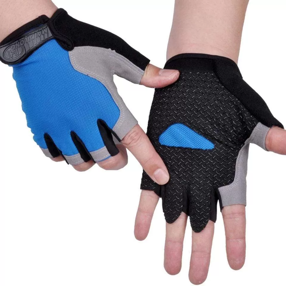 Cycling Anti-slip Anti-sweat Men Women Half Finger Gloves Breathable Anti-shock Sports Gloves Bike Bicycle Glove