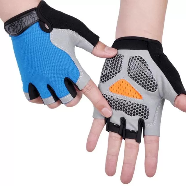 Cycling Anti-slip Anti-sweat Men Women Half Finger Gloves Breathable Anti-shock Sports Gloves Bike Bicycle Glove