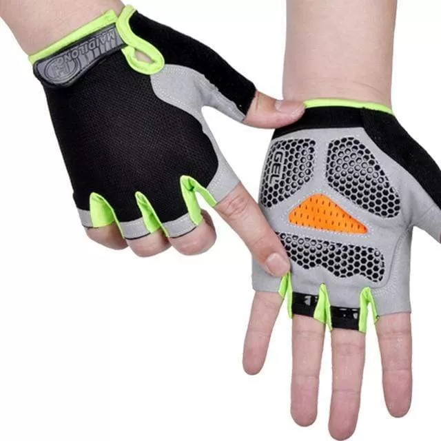 Cycling Anti-slip Anti-sweat Men Women Half Finger Gloves Breathable Anti-shock Sports Gloves Bike Bicycle Glove