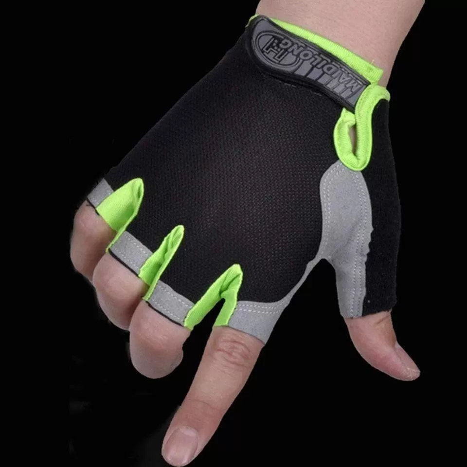 Cycling Anti-slip Anti-sweat Men Women Half Finger Gloves Breathable Anti-shock Sports Gloves Bike Bicycle Glove