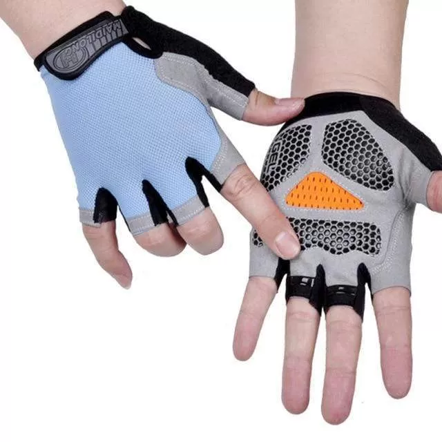 Cycling Anti-slip Anti-sweat Men Women Half Finger Gloves Breathable Anti-shock Sports Gloves Bike Bicycle Glove