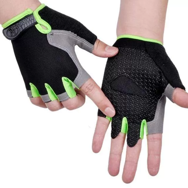 Cycling Anti-slip Anti-sweat Men Women Half Finger Gloves Breathable Anti-shock Sports Gloves Bike Bicycle Glove