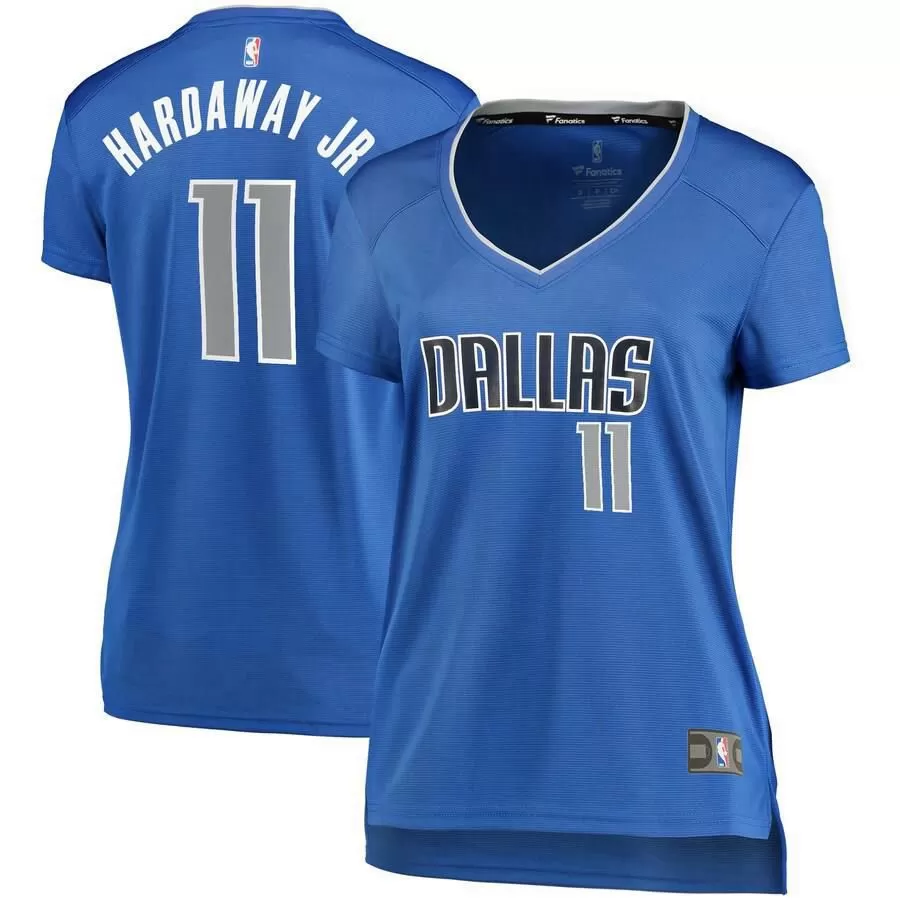 Dallas Mavericks Tim Hardaway Jr. Fanatics Branded Replica Fast Break Player Icon Jersey Womens - Blue | Ireland A8939K9