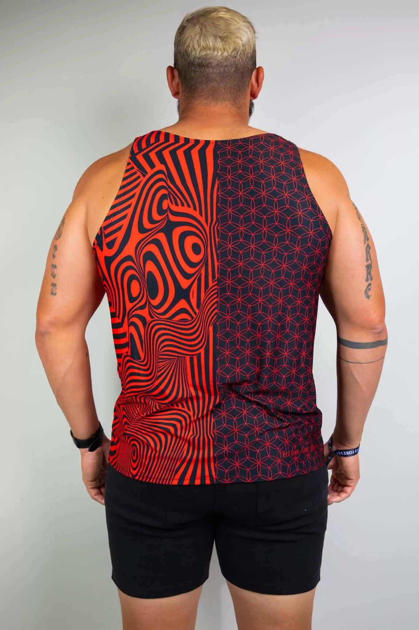 Duality Unisex Tank Top - Red